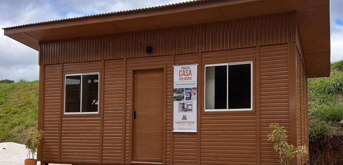 Casas solidárias: esperança para vítimas das enchentes no Rio Grande do Sul