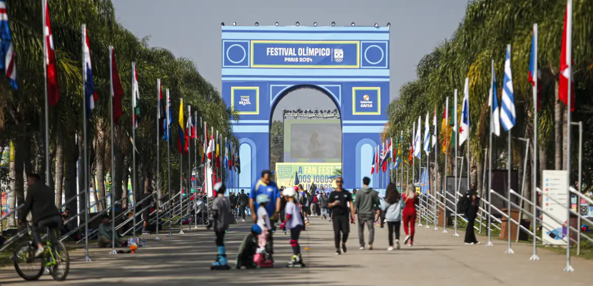 Parque Villa-Lobos ganha mini Champs-Élysées para fanfest olímpica